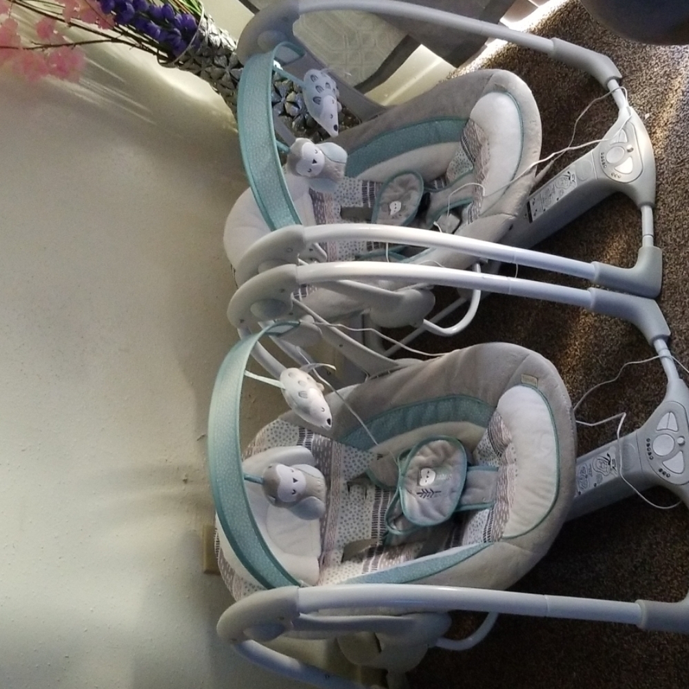 2 Ingenuity baby swings